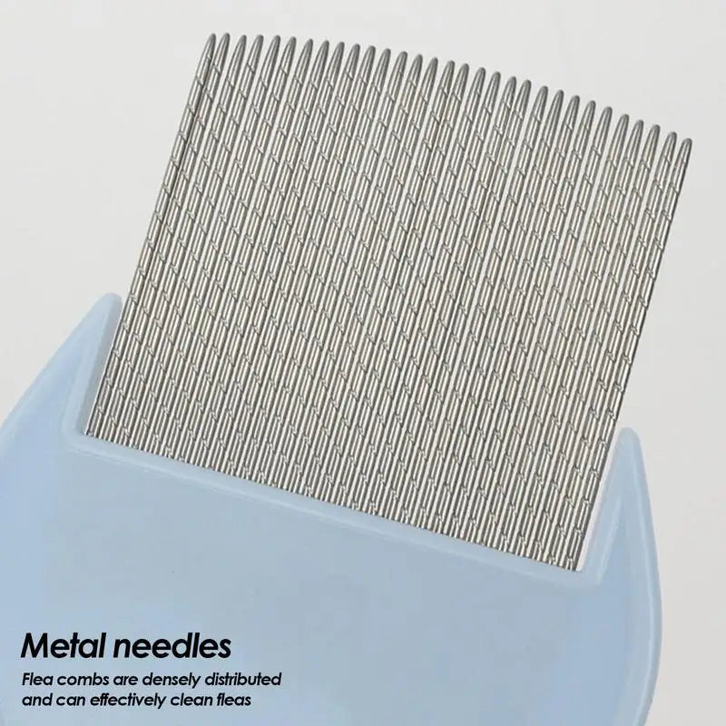 Cat comb with built-in magnifying glass: see better, love more