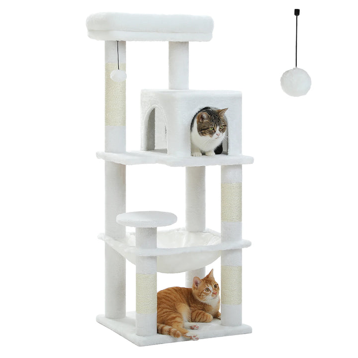 Cocoon Tower for Sensitive Cats – Calming Hammock &amp; Condo