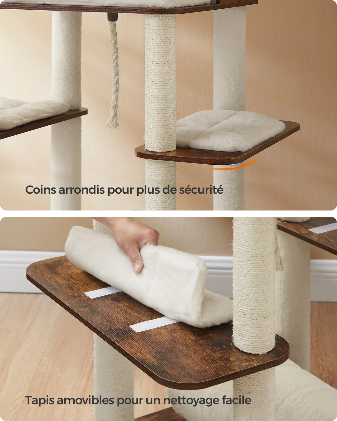 Cat tree 197 cm – A stable haven for several cats