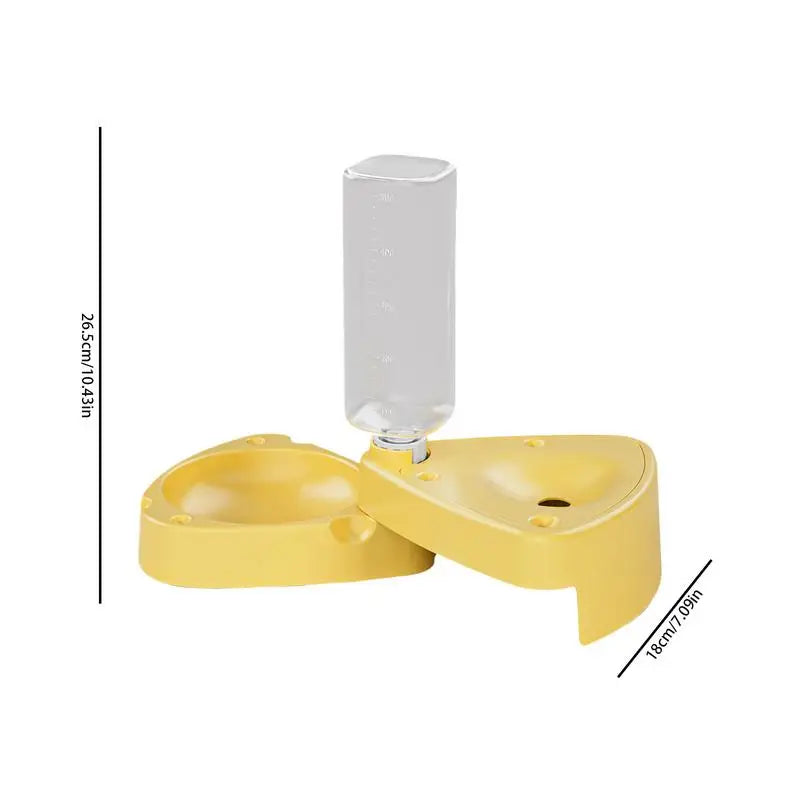 3-in-1 Dog and Cat Bowl – Drink + Eat Anywhere