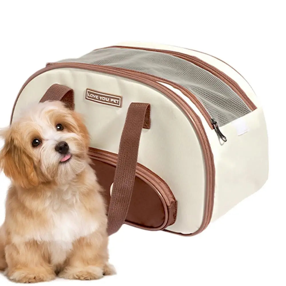 Cabin-sized cat and dog carrier for stylish and tender outings