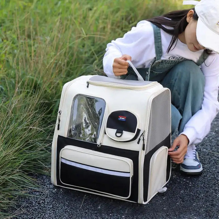 Dog &amp; cat carrier backpack: fluid, reassuring and designed for your journeys as a couple