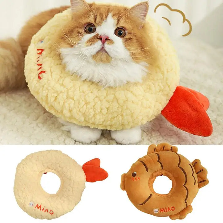 Post-operative cat collar: softness, comfort and protection