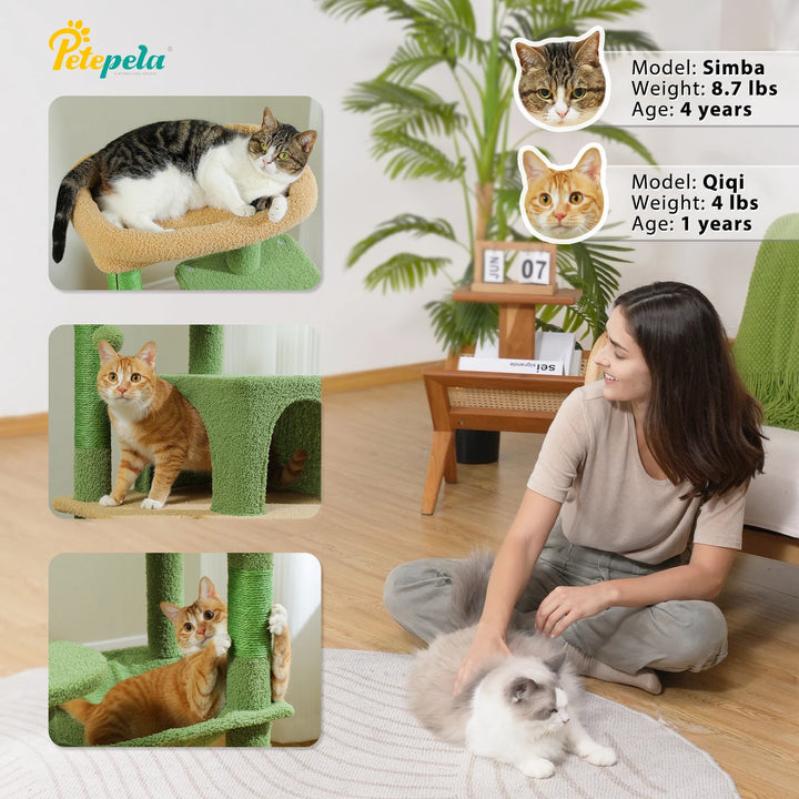 Cocoon Tower for Sensitive Cats – Calming Hammock &amp; Condo