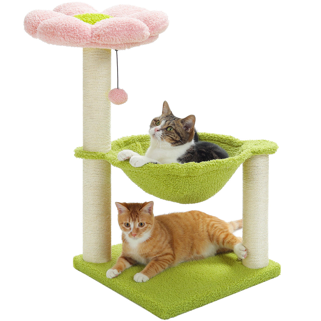 Flower cat tree: softness, style &amp; serenity every day