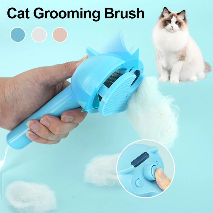 Steam brush for dogs and cats: soothing care, healthy coat, strengthened bond