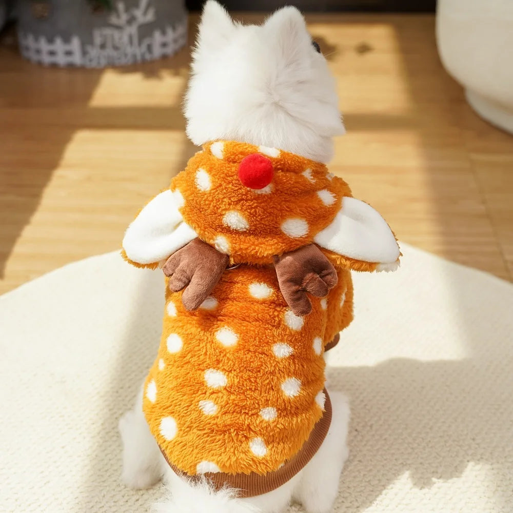 Reindeer Costume for Dogs: Warmth, Softness, Cute Photos