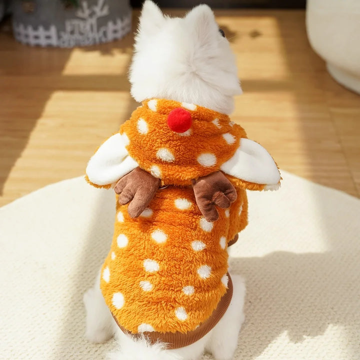 Reindeer Costume for Dogs: Warmth, Softness, Cute Photos