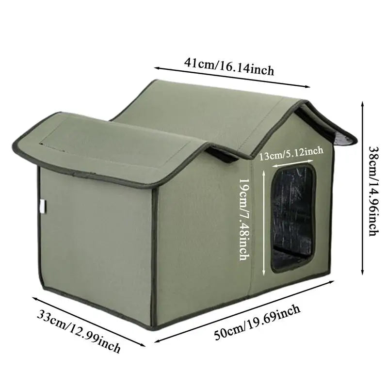 Waterproof Outdoor Cat Shelter: A True Love Refuge