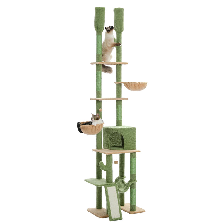 7-Tier Cactus Tree – Hammocks, Condo &amp; Happy Perch