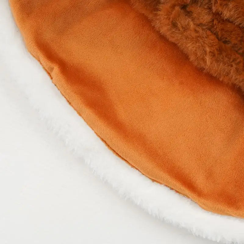 Winter dog cape: soft, warm, crisp