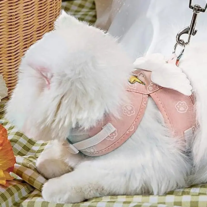 Cute Soft Breathable Angel Wings Kitten Harness
